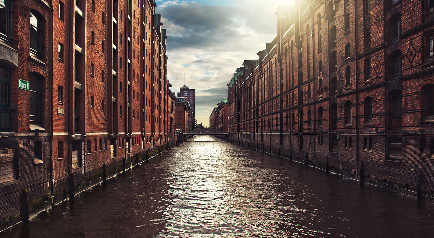 Speicherstadt Hamburg, Abendstimmung