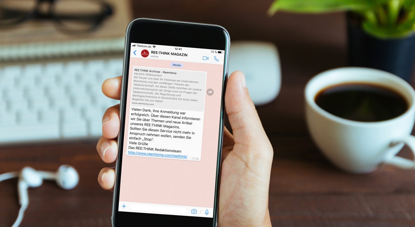 REE:THINK WhatsApp-Newsfeed