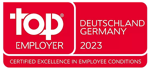 Top Employer Deutschland Germany 2023 - Certified exellence in employee condition